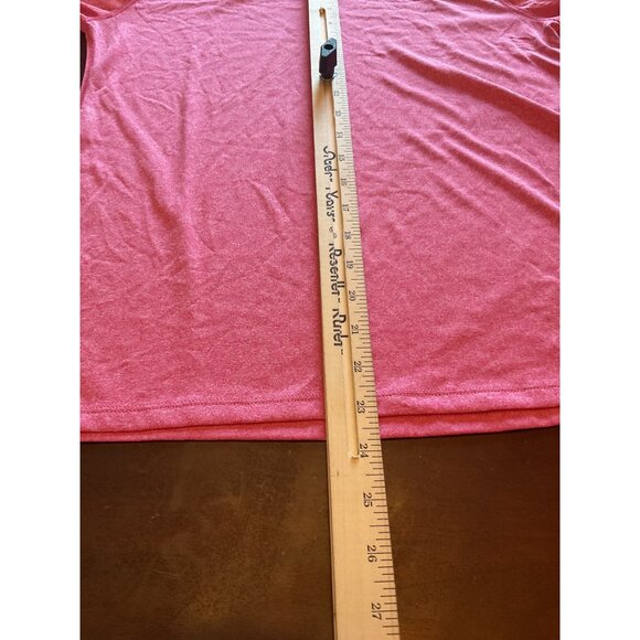 2 Hanes Sport Long Sleeve Pink Womens Shirts Size Medium - Picture 7 of 15